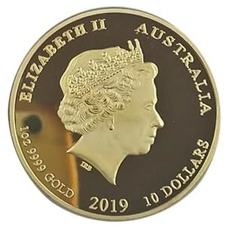 2 шт. немагнитные монеты в виде поросенка 2019 с китайскими знаками Зодиака