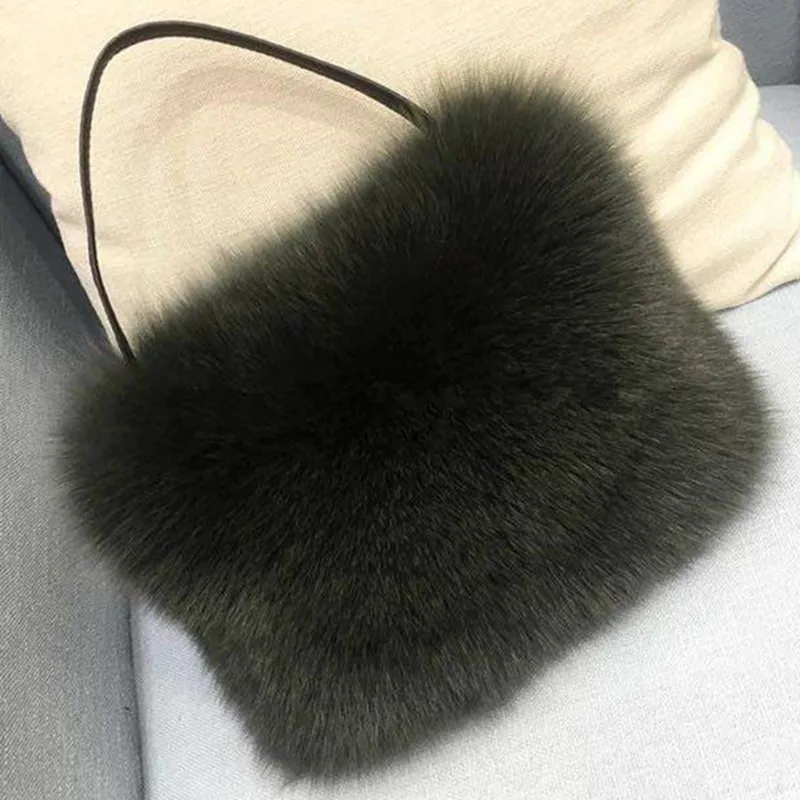 Новинка 2021 зимние сумки на плечо для женщин дамские сумочки ведра из