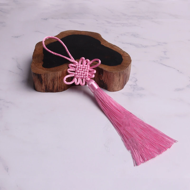 

10PC Chinese Knots Tassel DIY Pendant Pendant Jewelry Garment Decorative Accessories Car Key Bag Pendant DIY Craft Tassel Fringe