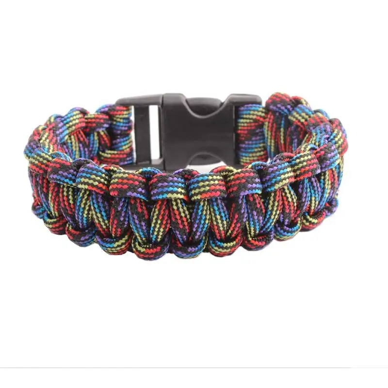 Браслет Паракорд Dark Rainbow Camoflauge браслет 550 наборы для выживания на природе|bracelet