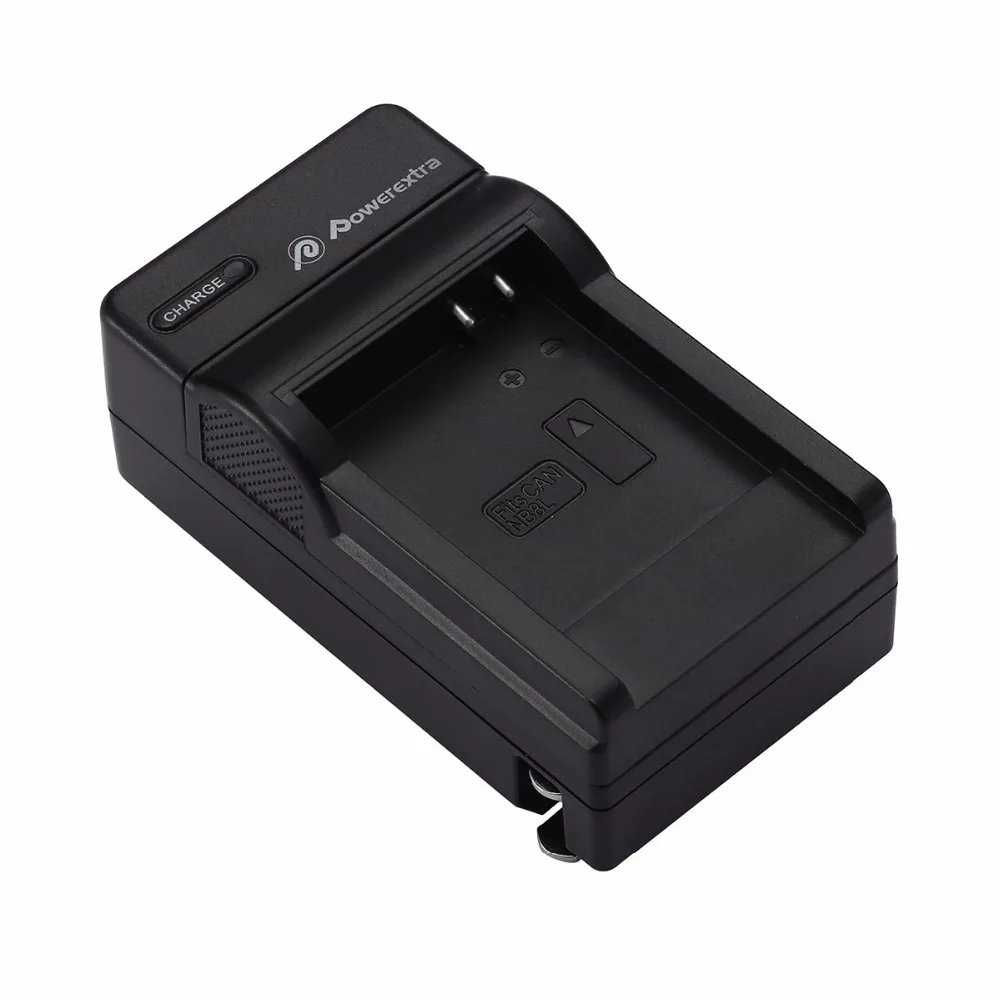 Powerextra Перезаряжаемые Li Ion Батарея Зарядное устройство зум объектив для Canon PowerShot