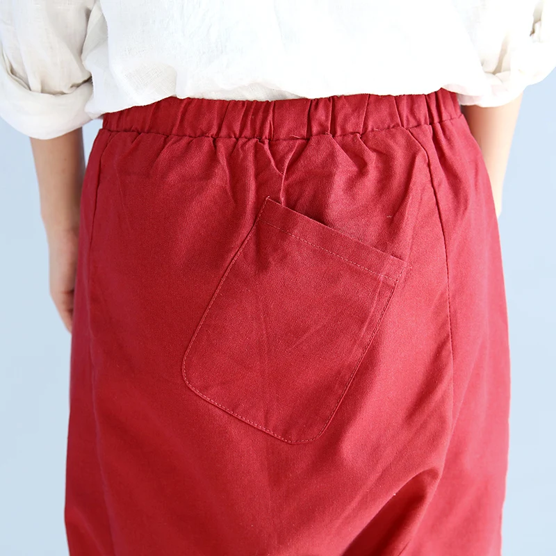 

High Waist Elastic 100% Linen Pockets Women Shorts Sale Summer Solid Hip Hop Styles Cargo Female Casual Lady Fashion Shorts