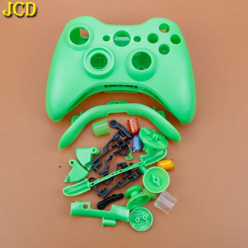JCD для Xbox 360 беспроводной игровой контроллер жесткий чехол Защитный чехол для геймпада полный набор с кнопками аналоговые палочки бамперы