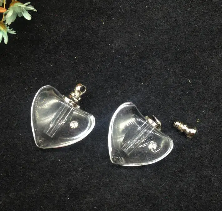 20 шт./лот самодельная закручивающаяся крышка прозрачные хрустальные флаконы в