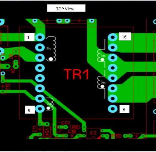TR1 ETD39 180-242VAC to +/-36V 3A flyback transformer power | Обустройство дома