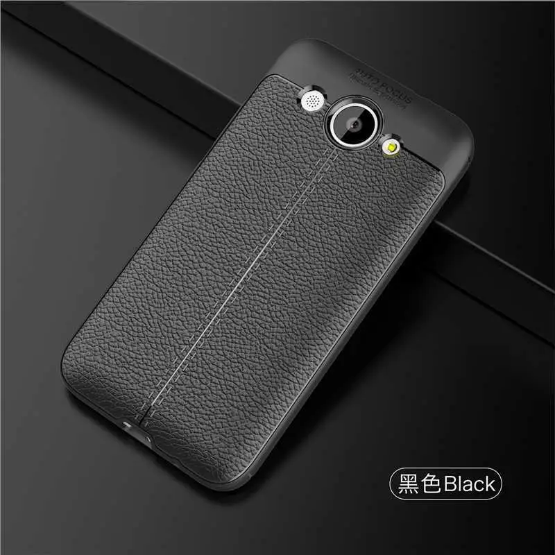 Black Mokoemi модный противоударный мягкий чехол с рисунком личи 5," для huawei Y3 чехол для huawei Y3 чехол для телефона - Цвет: Black