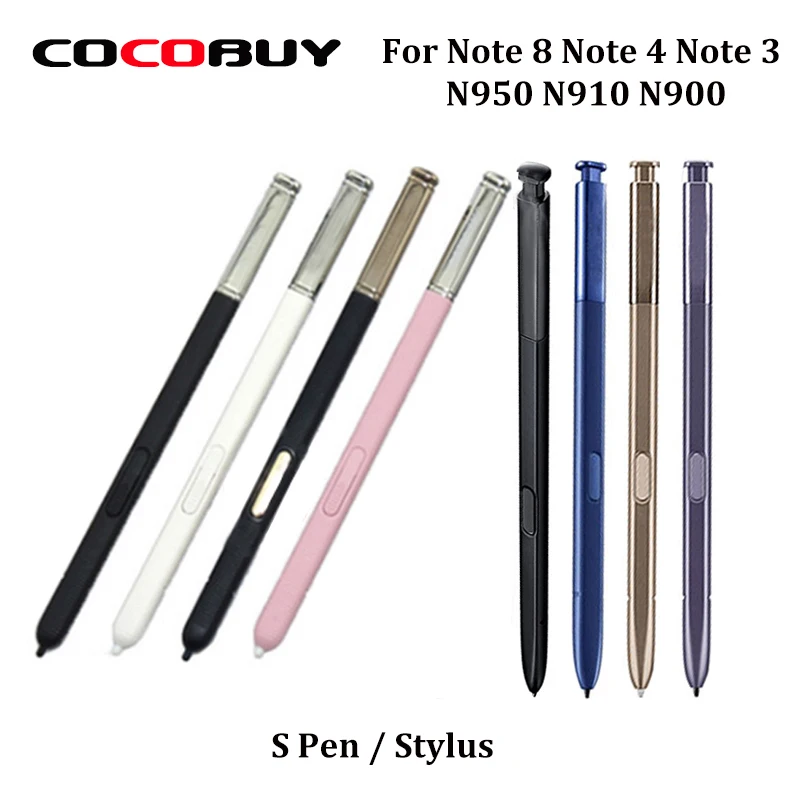 

Free Shipping 1PC S Pen Active Stylus Handwriting Pen Touch Screen Caneta Pen For Samsung Note 8 N950 Note 4 N910 Note 3 N900