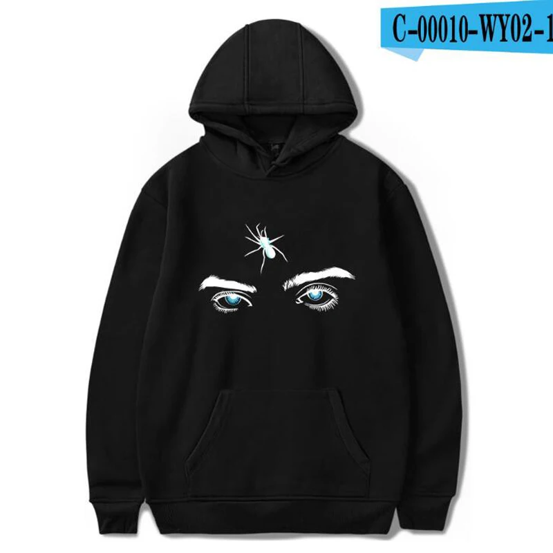 Billie Eilish с принтом женские толстовки и кофты Moletom Feminino Harajuku Хип Хоп Забавный куртка капюшоном мужской спортивный костюм - Цвет: 009