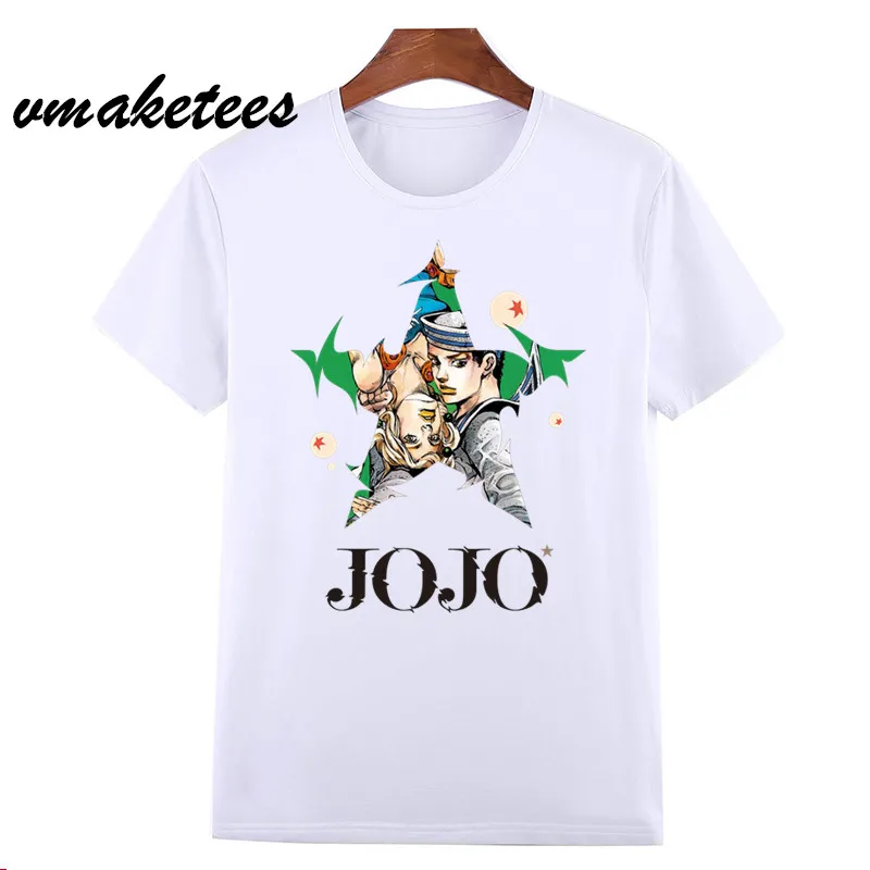 Новое поступление JoJo Необычные Приключения футболка для мужчин женщин принт модная футболка короткий рукав Уличная Повседневная летняя HCP4588