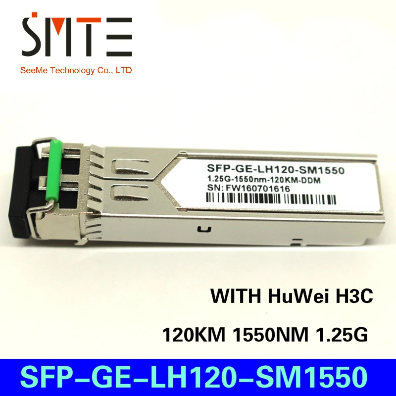 Compatible con HuWei H3C SFP-GE-LH120-SM1550 120KM 1550NM 1,25G gigabit m&oacute;dulo &oacute;ptico-0