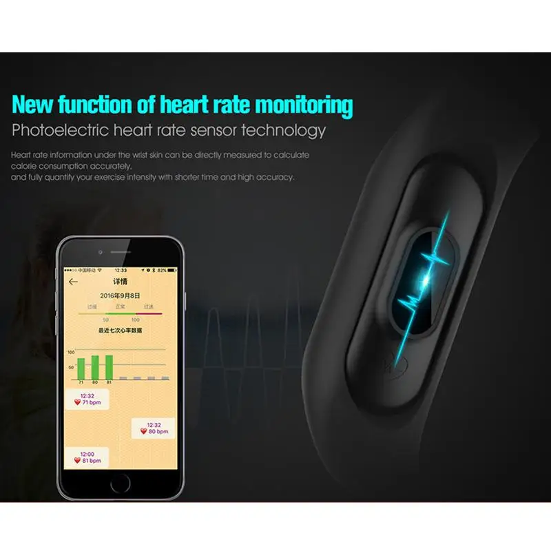OUTMIX M2 Smart Bracelet IP 67 Waterproof Android IOS Bluetooth Step counting Calorie consumption Automatic sleep monitoring | Электроника