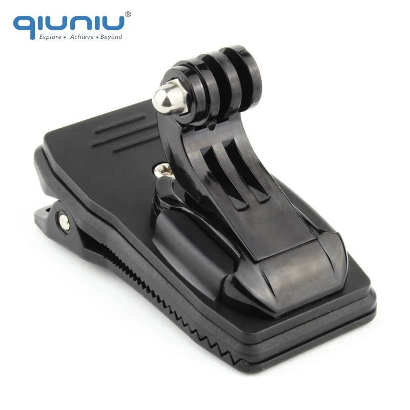 QIUNIU для GoPro 360 градусов вращающийся кронштейн крепление+ J-крючок для спортивной экшн-камеры Go Pro Hero 6 5 4 3+ 3 для SJ4000 для спортивной экшн-камеры Xiaomi Yi