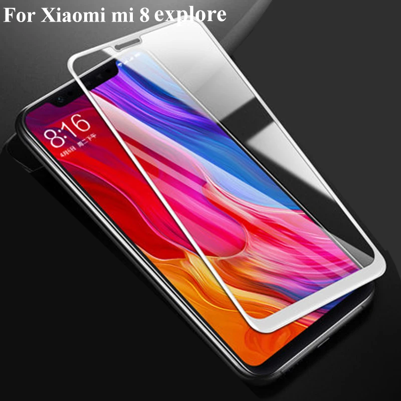

Защитное закаленное стекло с полным покрытием для xiaomi mi 8 explore, 3 шт.