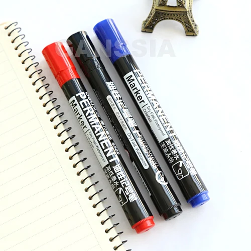 Маркеры перманентные водонепроницаемые быстросохнущие офисные принадлежности 3