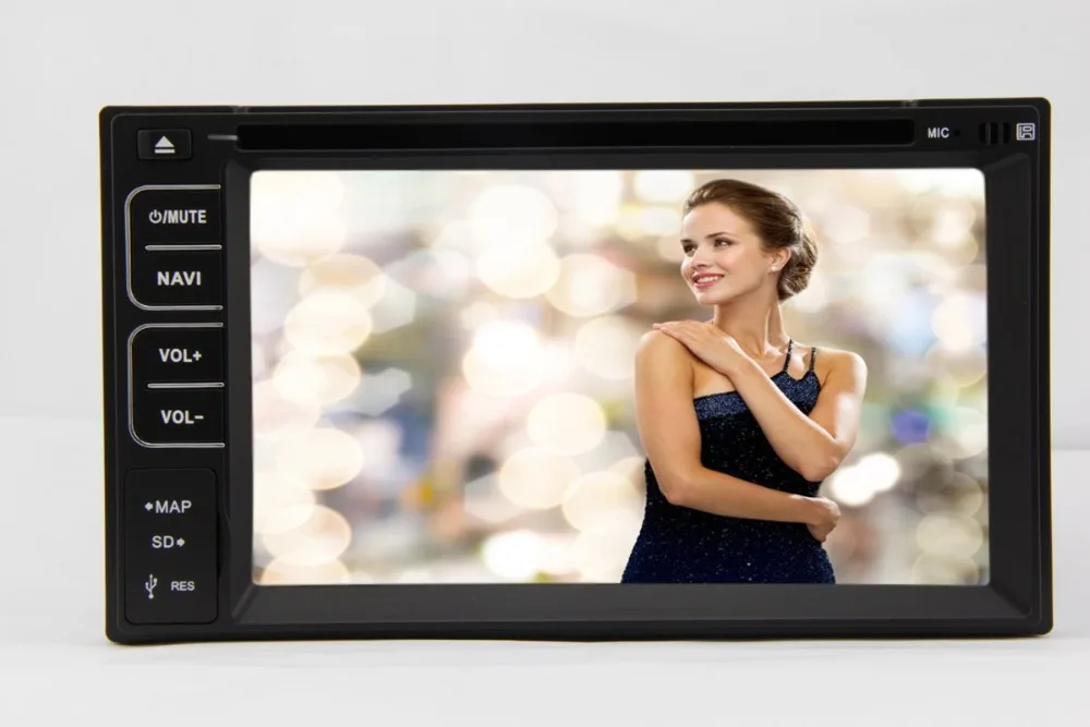 Бесплатная Камера + двойной 2 DIN 7 &quotв тире стерео dvd плеер автомобиля GPS навигации