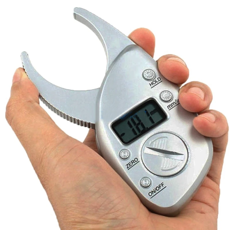 

100PCS Digital High Quality Display LCD Body Fat Caliper Skin Fold Analyzer