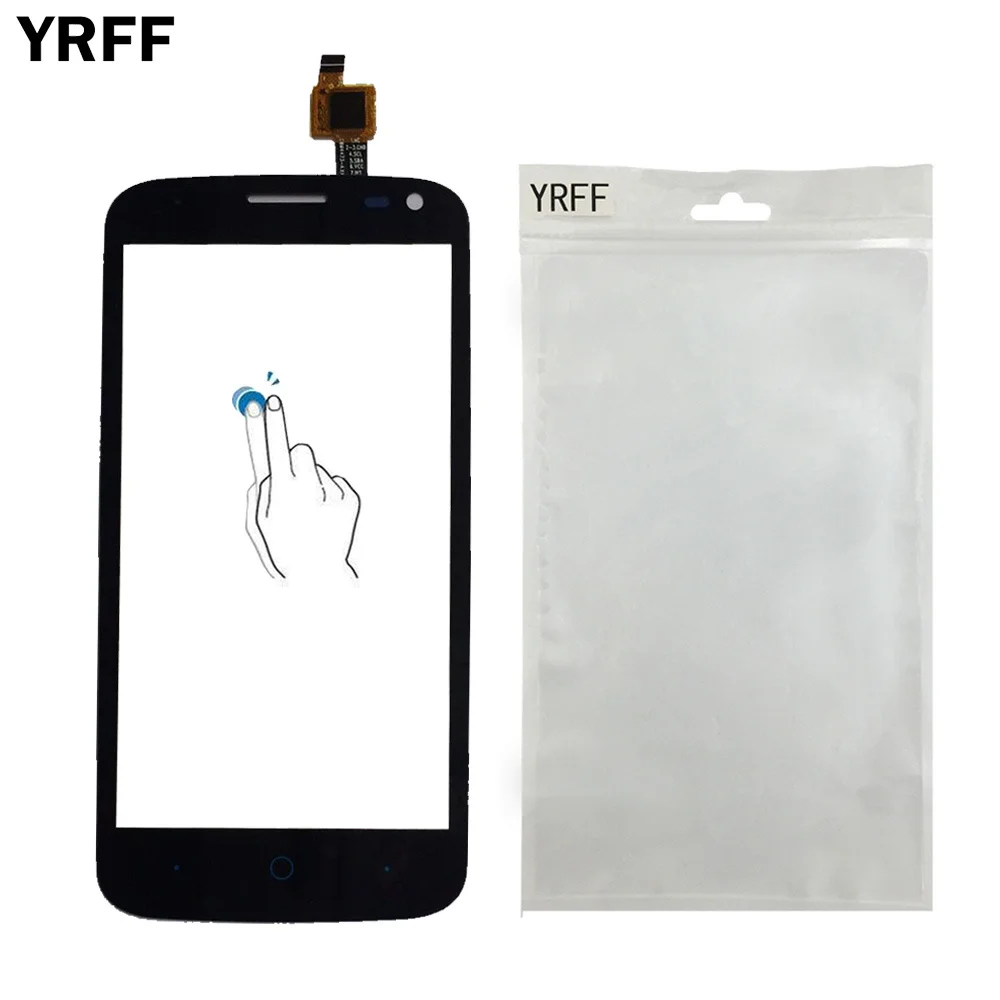 YRFF 4 5 ''Сенсорное Переднее стекло для ZTE Blade Q Lux / Qlux 3G 4G сенсорный экран