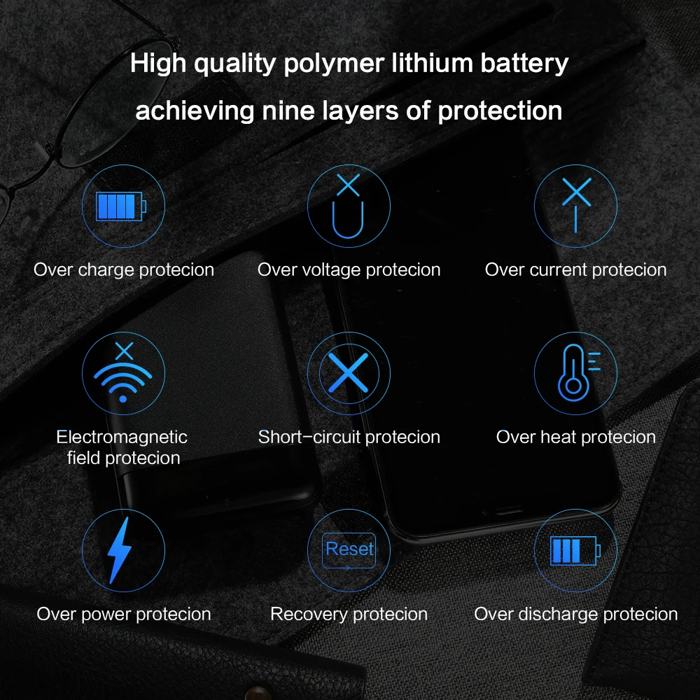 FLOVEME мини внешний аккумулятор 10000 мАч для телефона Xiaomi портативное зарядное