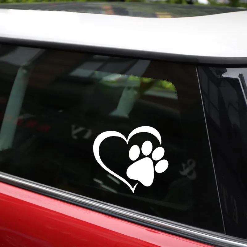 Anycuros Pet Cat Dog Paw печатная Наклейка на окно красивые наклейки для украшения