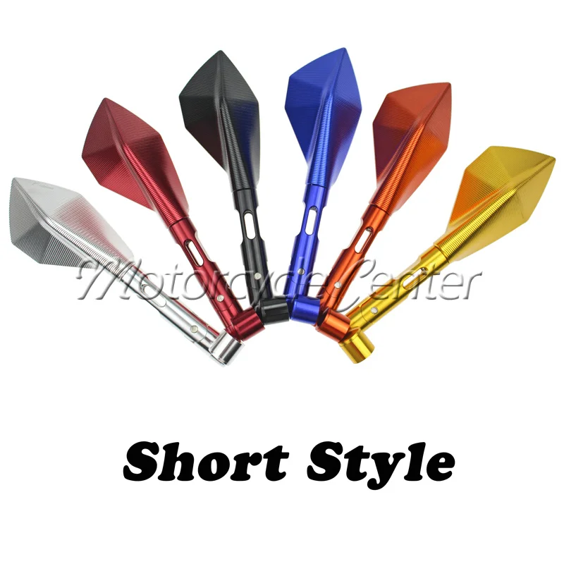 Универсальное длинное короткое алюминиевое боковое зеркало заднего вида для