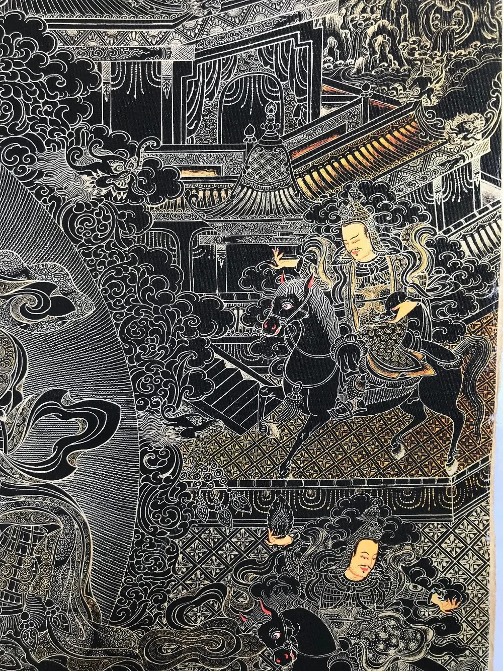 Китайский буддийский портрет Dizangwang Bodhisattva | Дом и сад