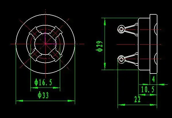 Опт и розница 4 шт 4Pin тестер адаптер бакелит гнезда вакуумных трубок золото 2A3 300B