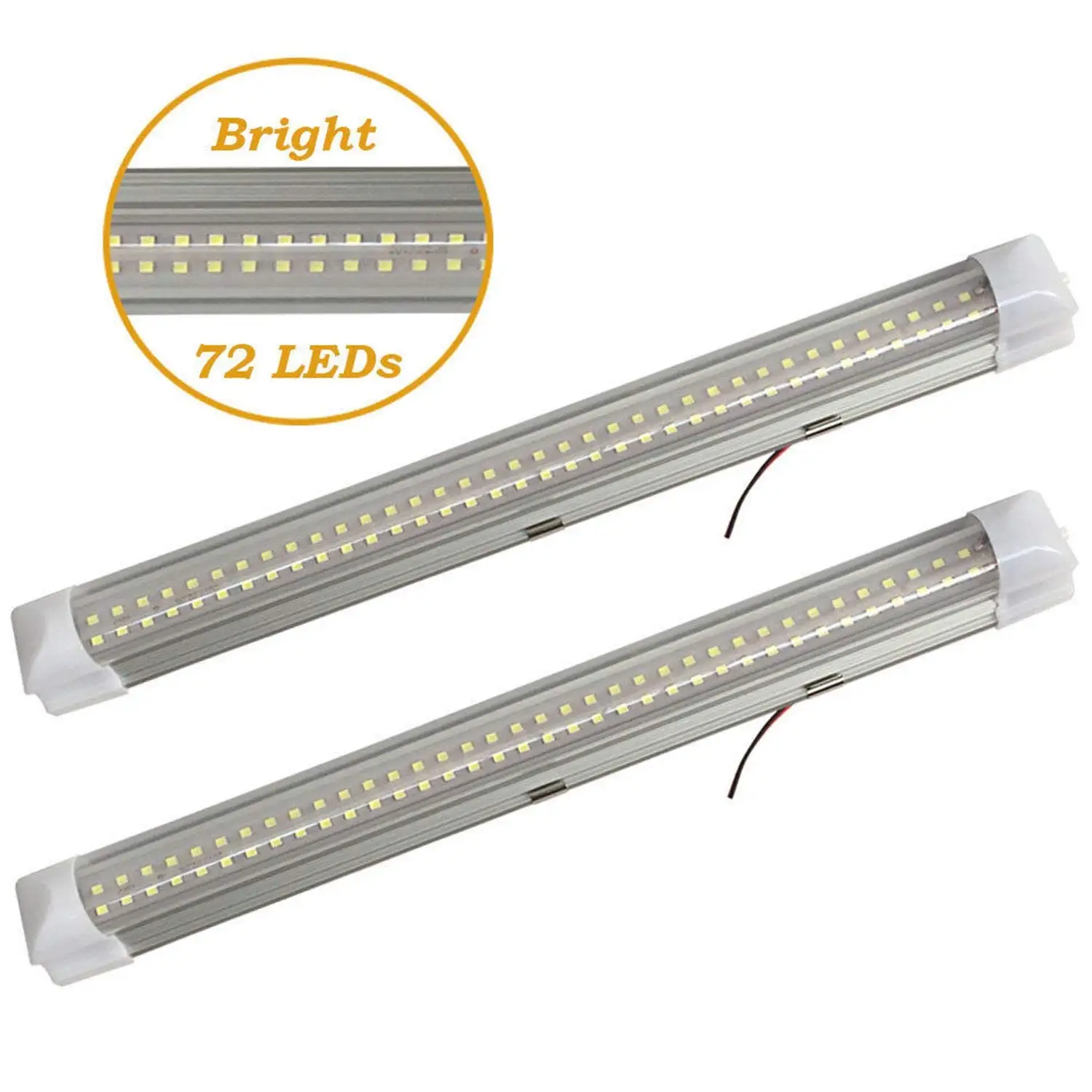 2x4 5 W 72LED белая Автомобильная интерьерная световая полоса для внутреннего