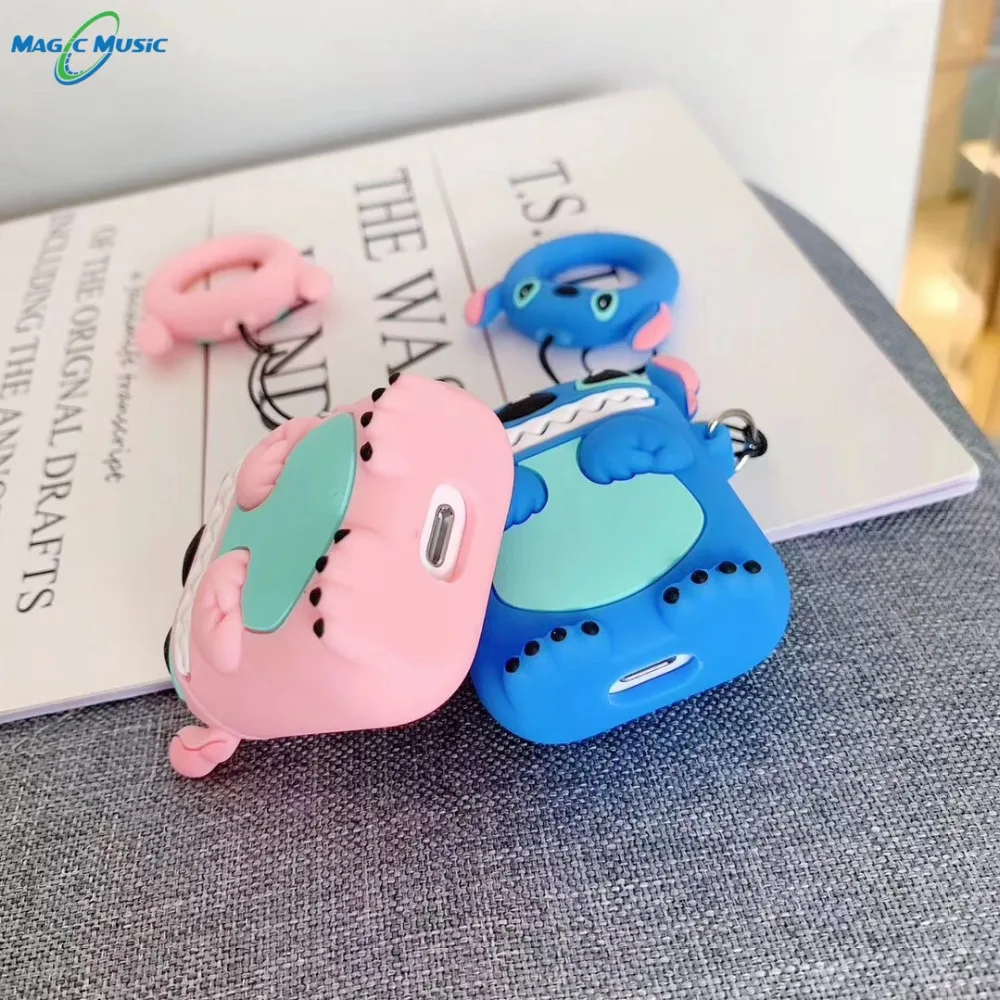 Милый мягкий силиконовый чехол для наушников Magic Music для airpods, чехол для зарядки, защитный чехол для кожи, беспроводной чехол для наушников