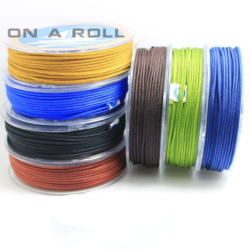 1 5 мм нейлоновый шнур нить китайский узел макраме браслет плетеный DIY кисточки