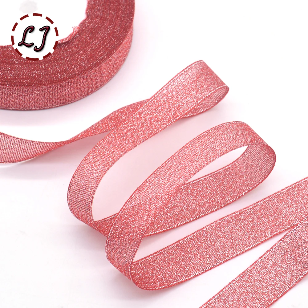 Брендовая Высококачественная Красная Блестящая лента 6 мм/10 мм/15 мм/20 мм/25 мм/40 мм