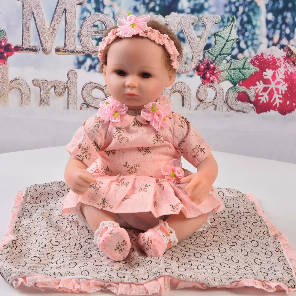 KEIUMI модная одежда розового цвета для маленьких девочек костюм 17 дюймов Reborn Baby Doll