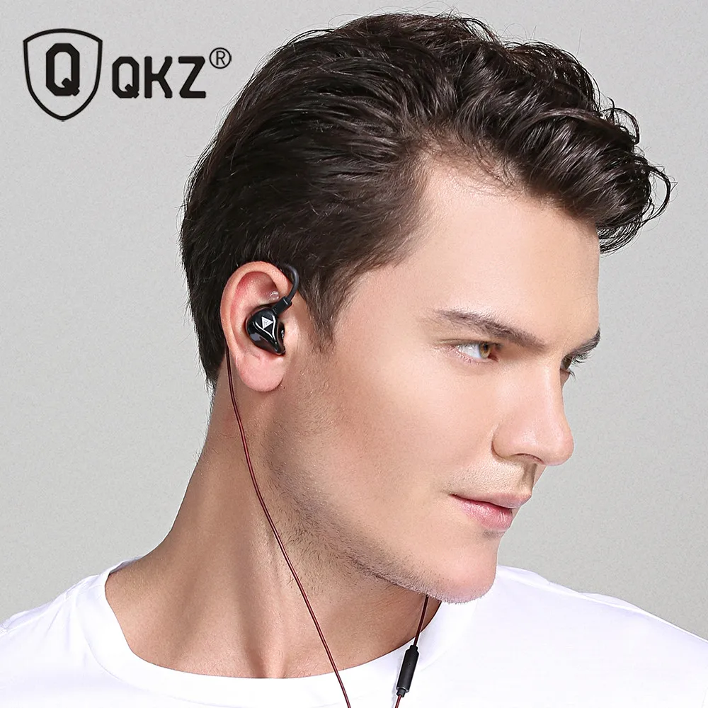 HiFi наушники металлические наушники шумоподавление QKZ VK3 наушники с микрофоном наушники-вкладыши стерео наушники fone de ouvido