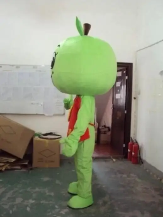 Professional Mascot Studio All Sizes Green Apple Costume Cosplay Dress Halloween Carvinal Performance |
