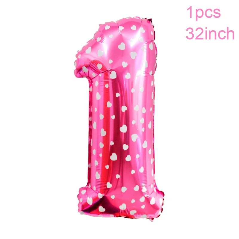 Style 12 FENGRISE мои первые шарики ко дню рождения воздушный номер конфетти шарики, День подарков будущей матери мальчик девочка 1-й День рождения украшения Детские баллоны - Цвет: Style 12