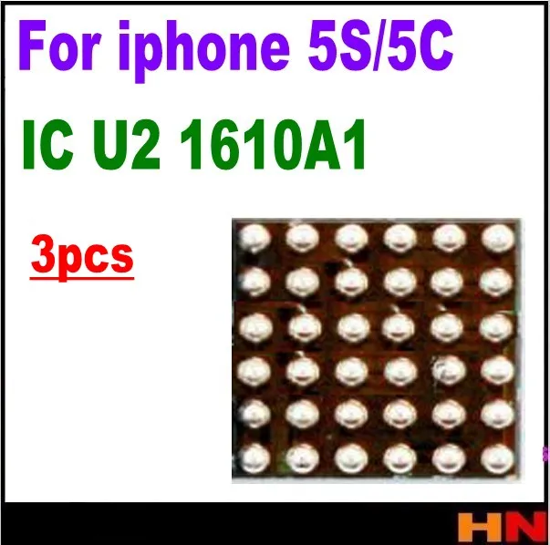 3 шт. 100% Новинка для iphone 5s 5c u2 1610A1 зарядное устройство ic|ic u2|ics for iphonesic charger |