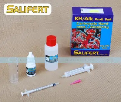 KH Слюнявчик тест агент для бак с морской водой/слюнявчик Salle law тест агент PH NO2 NO3 KH PO4 Mg Ca, кальция и магния йодид - Цвет: KH
