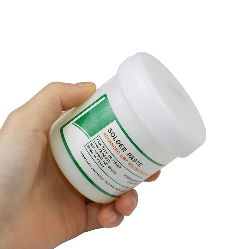 

1Pc RMA-218 Free BGA Solder Flux Paste Solder Welding Assist Tools 100g for SMT Reballing Milky White