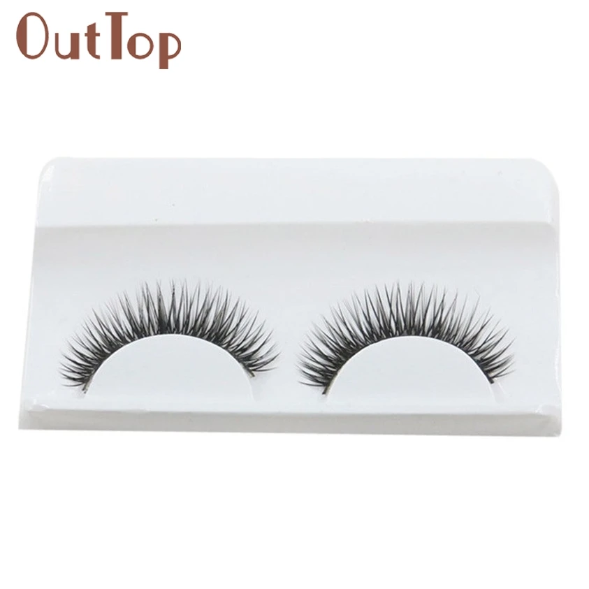 OutTop 100% Brand New Natural Beauty Dense A Pair False Eyelashes soft and comfortable to wear 05.03 | Макияж