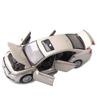 Золотой 1/32 сплав Passat литые под давлением игрушечные модели машин Автомобиль Музыка мигающий задний автомобиль игрушки для детей - Цвет: Золотой