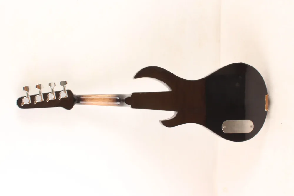 4-струнная электрическая скрипка новинка 4/4 форма пламенной гитары твердая