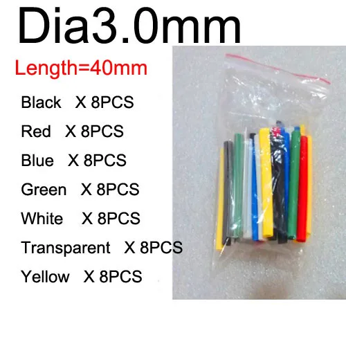 Изоляционная трубка оберточные термоусадочные трубки полиолефиновые 2:1 набор