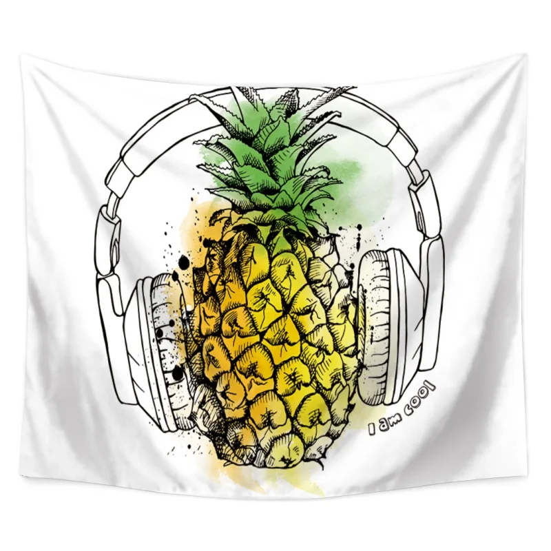 Ананасовая серия абстрактная художественная роспись Полиэстер Гобелен домашний