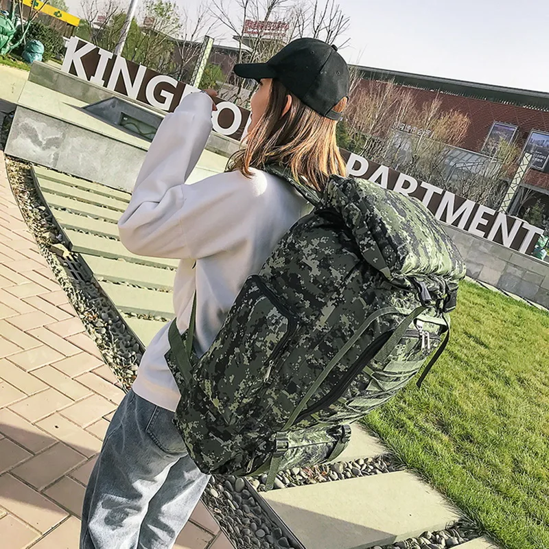 Женский уличный Камуфляжный Рюкзак, походный рюкзак, походные дорожные большие сумки, походные рюкзаки для молодых мужчин