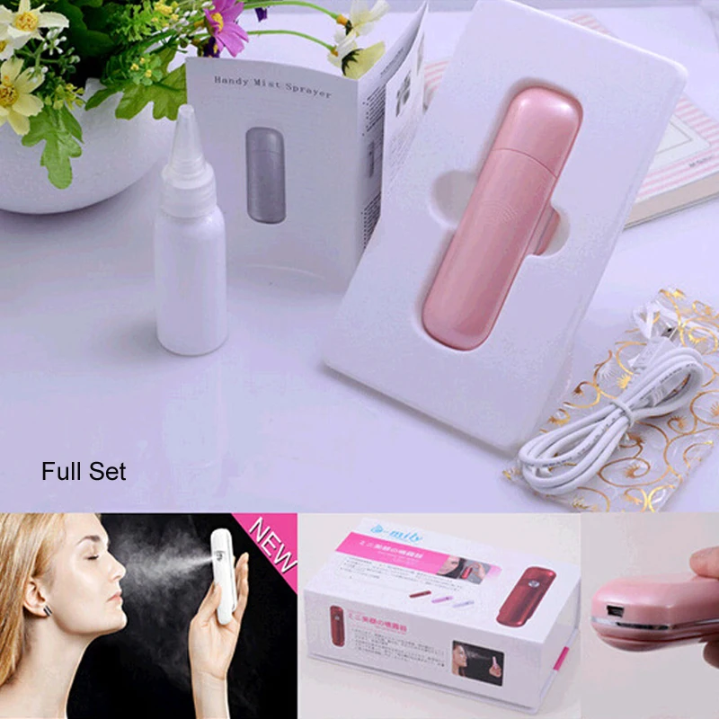 Набор для макияжа гидратор машина прибор паровой бани лица нано водный