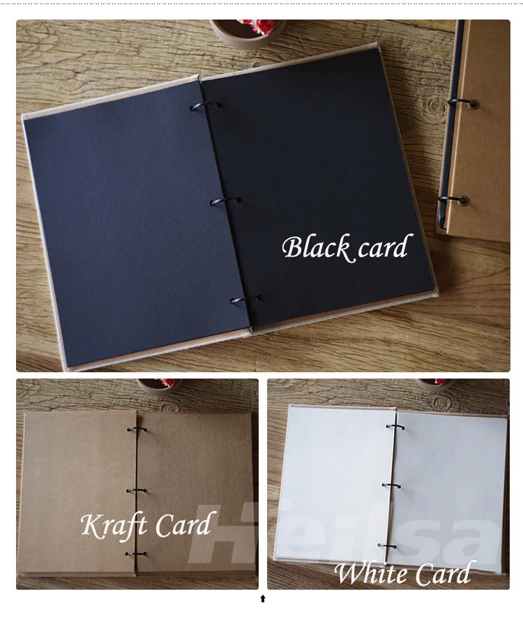 Вертикальная А4 DIY крафт бумага или льняная крышка ручной работы креативный