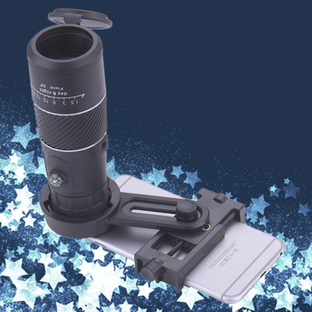 Универсальный телескоп с компасом 8X40 для смартфона монокулярный телефона|telescope