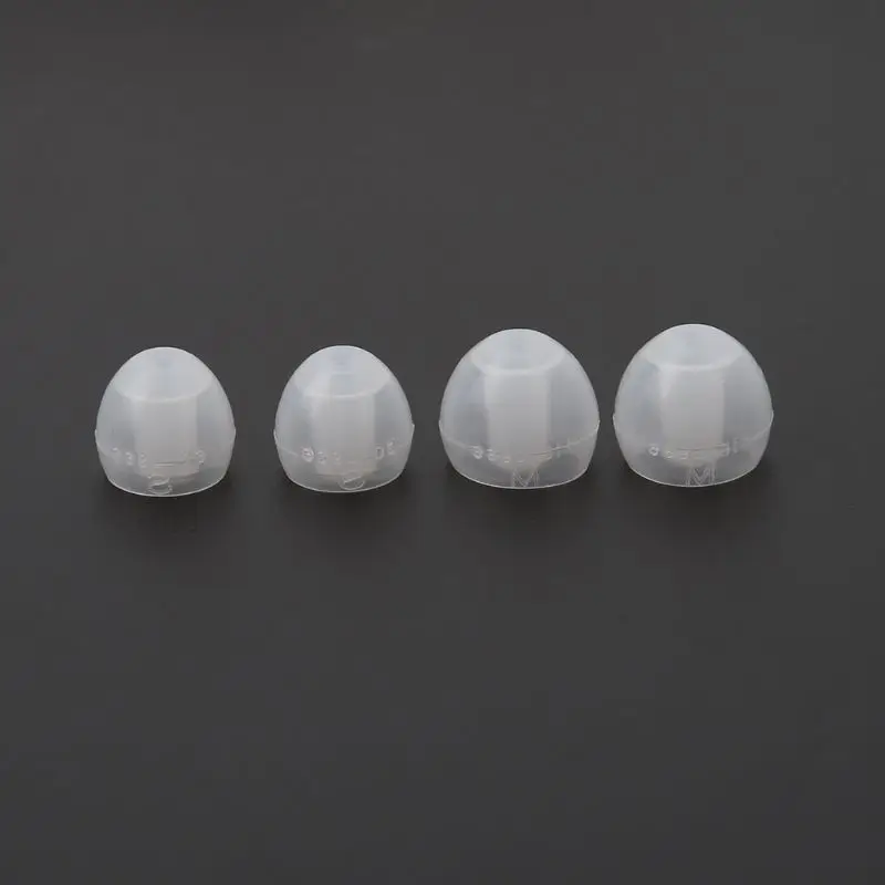 Transparent White Наконечники для наушников Мягкие силиконовые колпачки чехол для наушников Замена для Shure SE846 SE535 SE425 SE315 SE215 аксессуары для наушников - Цвет: Transparent White