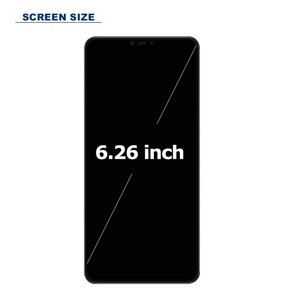 ЖК дисплей и сенсорный экран для Xiaomi Mi 8 Lite дигитайзер в сборе с рамкой ремонта