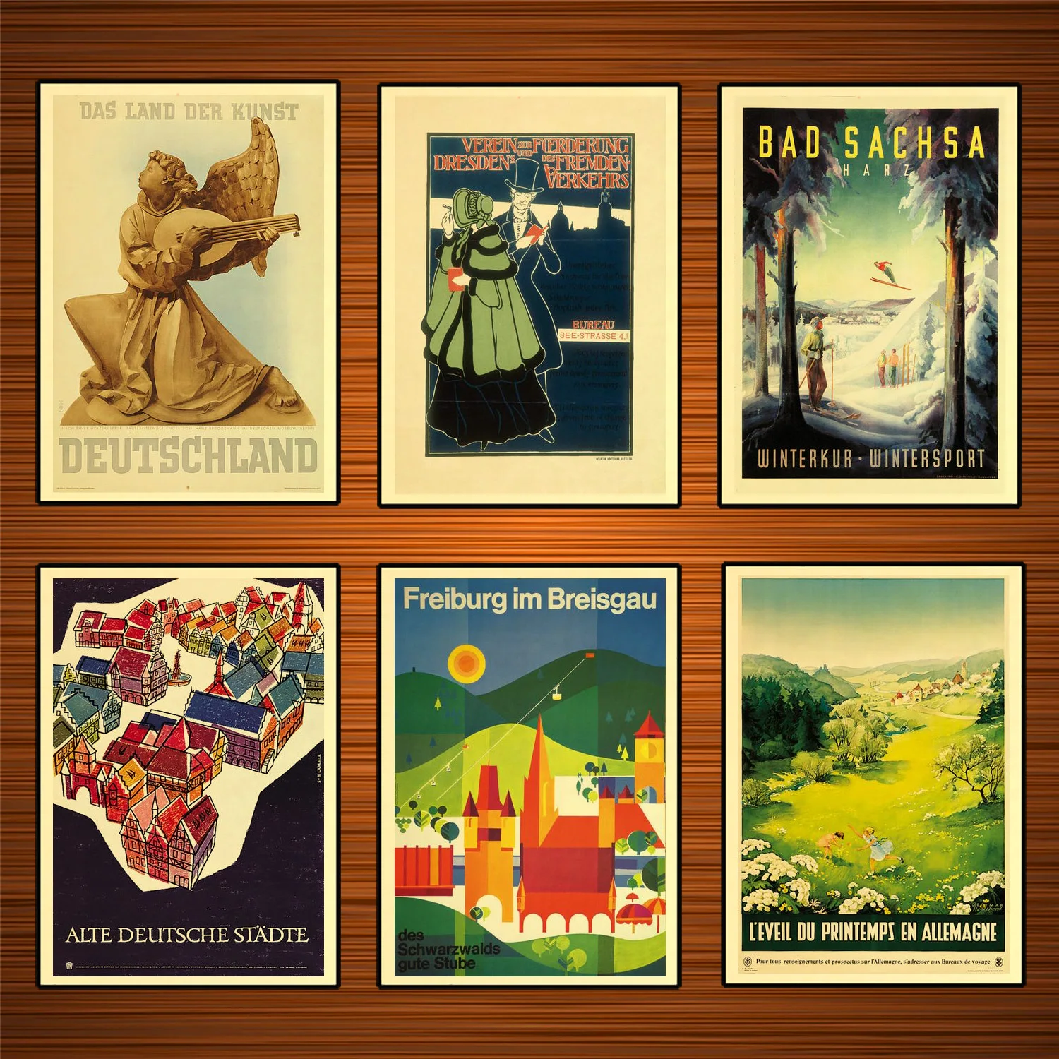 Постеры для путешествий из Германии Фрайбурга имбригайская фотография картины