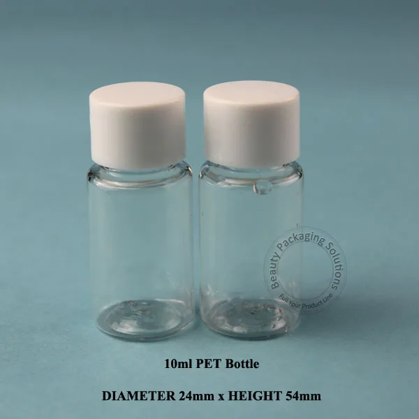 Оптовая продажа пластиковая эмульсионная бутылка 200 шт./лот 10 мл для лосьона ПЭТ